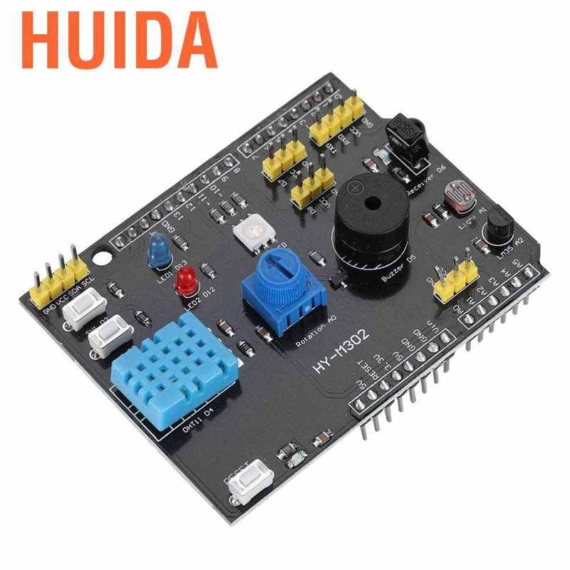 Bản Mạch Mở Rộng Đa Năng 9 Trong 1 Cho Arduino R 3 Lm 35 / Dht 11