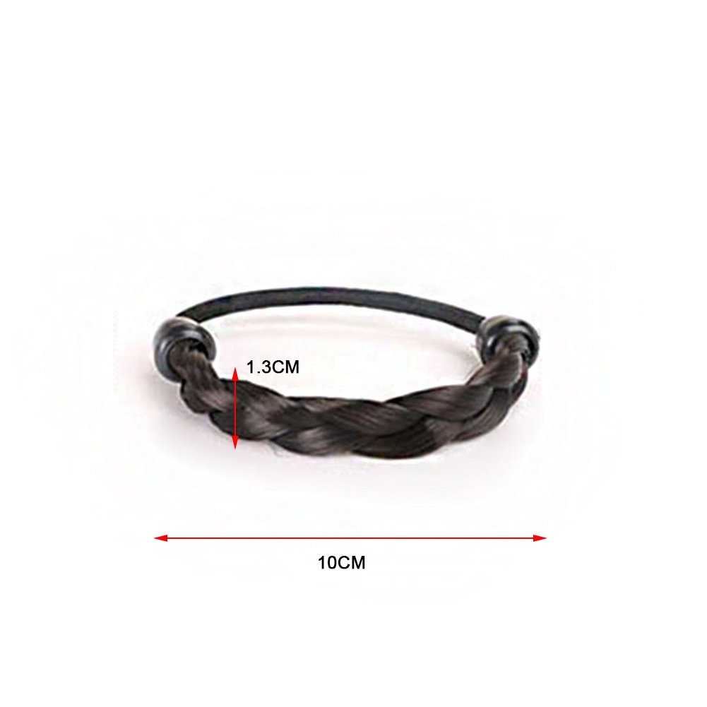 1 Dây Buộc Tóc Bằng Sợi Tổng Hợp Co Giãn