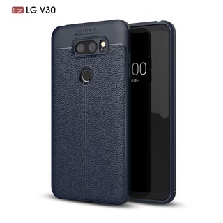 Ốp điện thoại bằng TPU mềm kiểu da cho LG V30