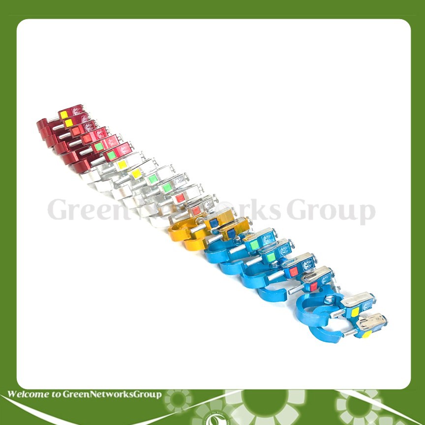 Móc treo đồ CNC trên xe máy kiểu bấm bật Greennetworks ( Loại Thường ) 1 Cặp