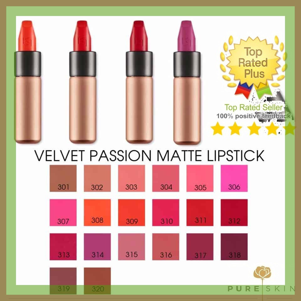 Son Kiko Velvet Passion Lipstick đủ màu Italia