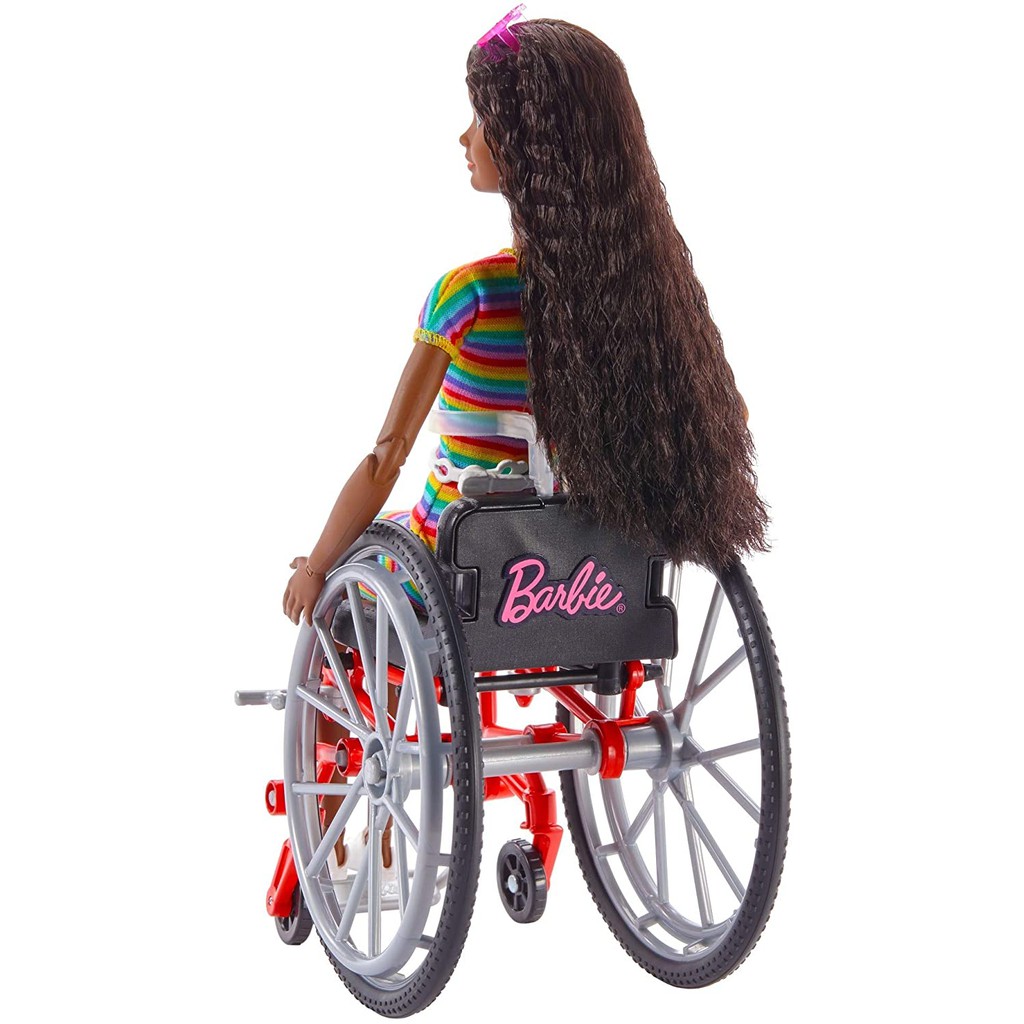 Búp Bê Barbie Fashionista 166 Xe Lăn Wheelchair