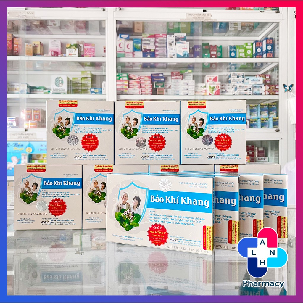 BẢO KHÍ KHANG (HỘP 120 VIÊN) - Giảm tái phát hen suyễn, viêm phế quản mạn, COPD.