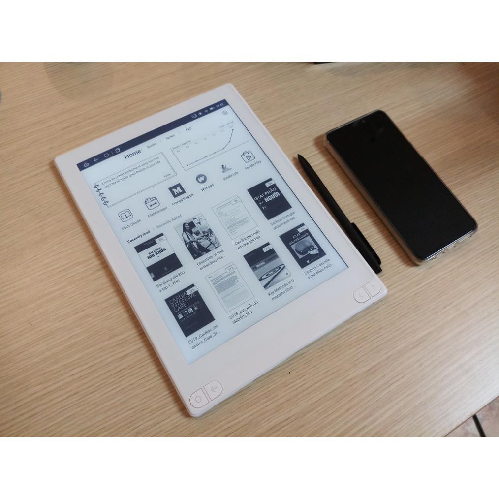 Combo: Máy đọc sách Likebook Mimas + Bao da + Eyecare, tặng kho sachchuan và kho sách PDF miễn phí trọn đời | BigBuy360 - bigbuy360.vn