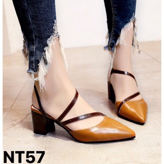 GIÀY BÍT MŨI HỞ GÓT - GÓT CAO 7CM