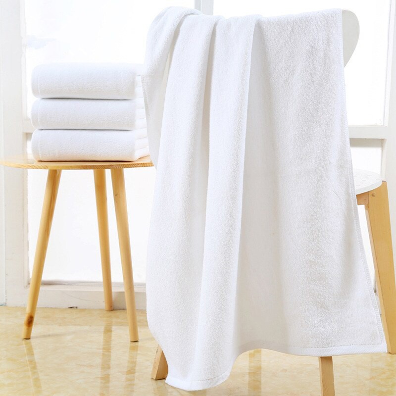 Khăn tắm khách sạn size lớn Phong Phú 100% cotton - 70x140cm (Trơn, không logo, không chữ)