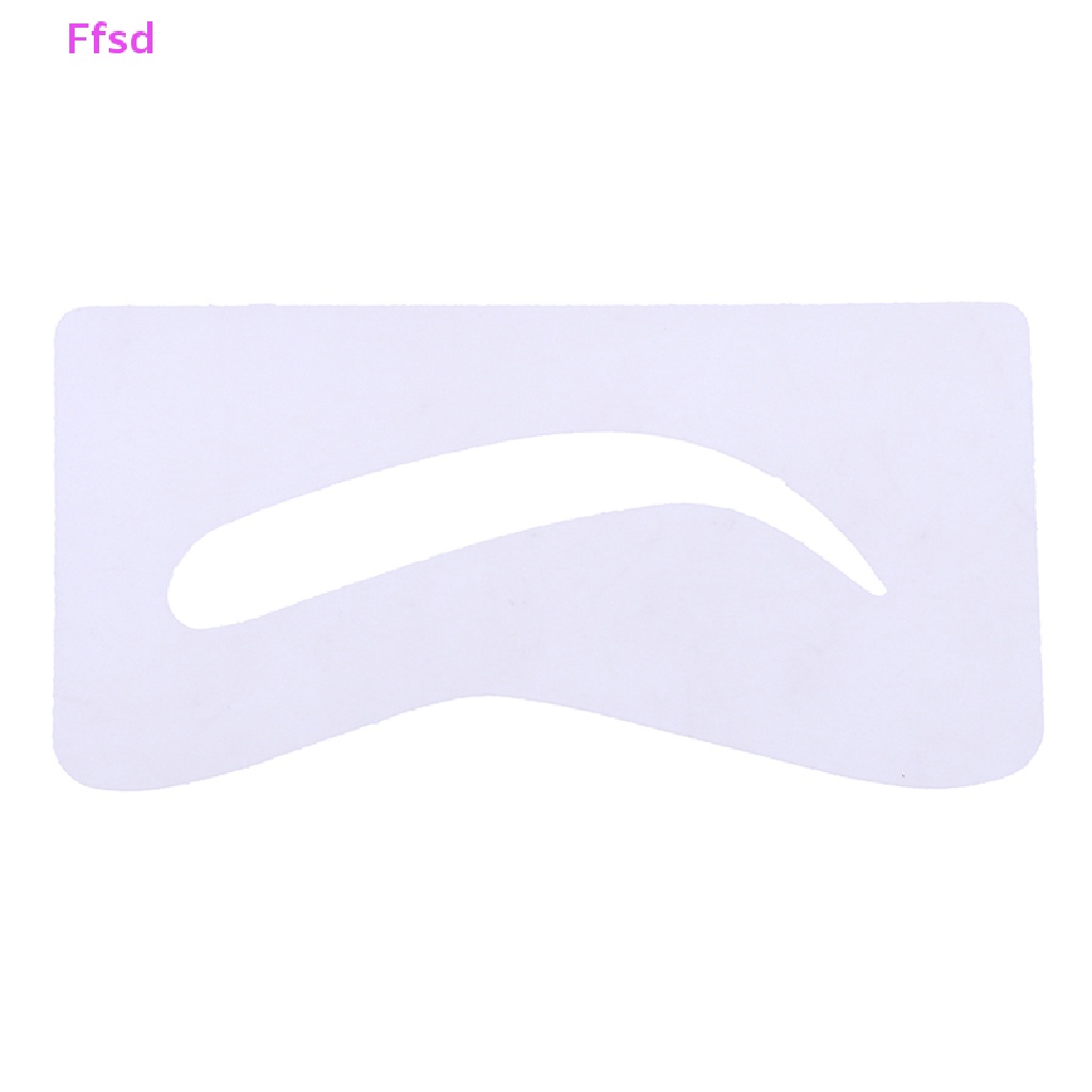 {Ffsd} Set 10 Cặp Khuôn Thẻ Định Hình Lông Mày Quyến Rũ Hàng Bán Chạy
