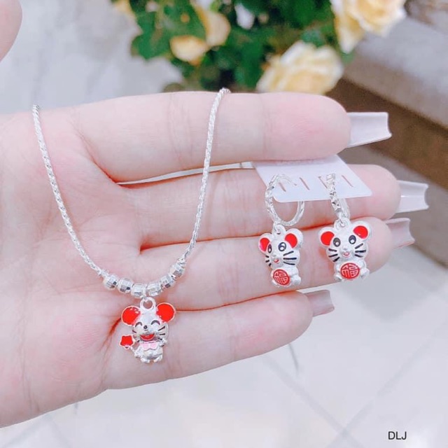 SET BỘ CHUỘT SIÊU XINH CHO BÉ YÊU - TRANG SỨC BẠC