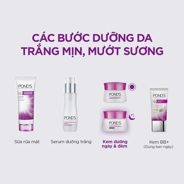 POND'S Kem Trắng Da Không Tì Vết Ban Đêm 50G | BigBuy360 - bigbuy360.vn