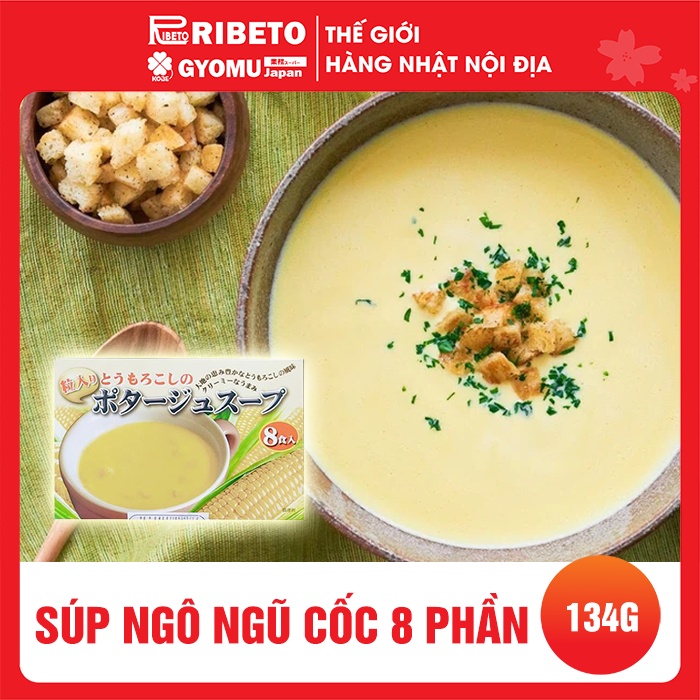 Súp ngô ngũ cốc 8 phần - Hàng Nhật nội địa