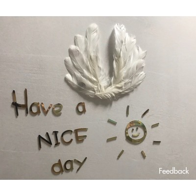 Chữ 3d dán tường " Have a nice day"