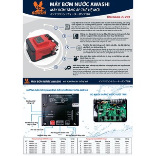 Máy bơm tăng áp Awashi AS-880A - 900A