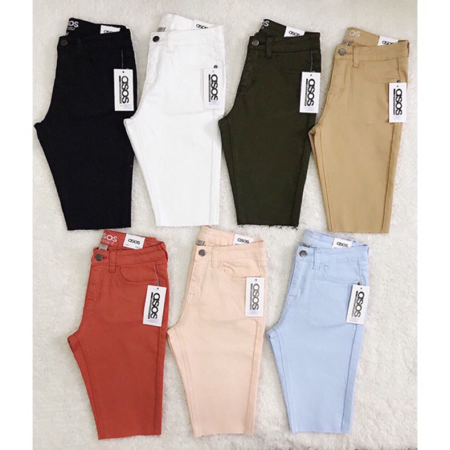 Quần short ngố trơn lai cắt siêu xinh