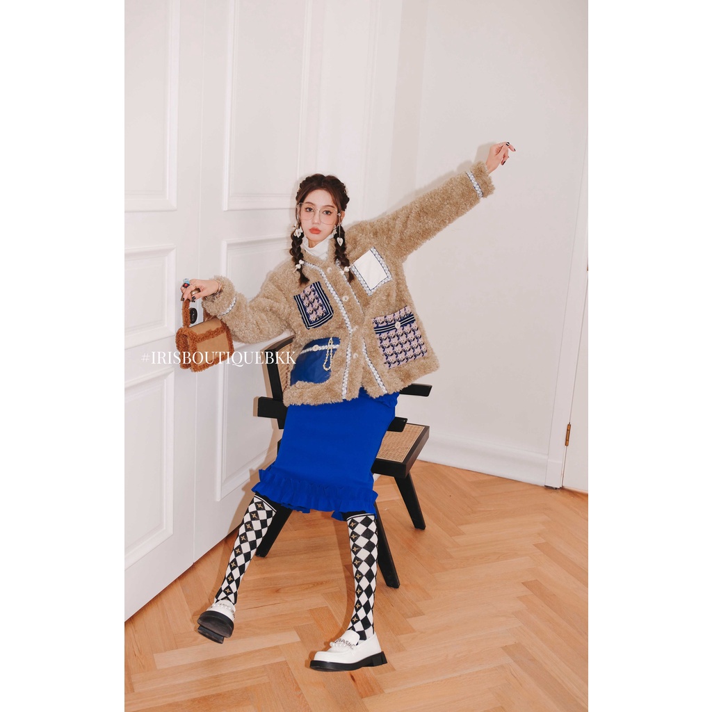 Iris Boutique IC2151140 22/SS Sheep Coat Áo khoác