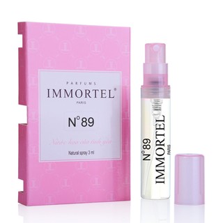 Nước hoa nữ IMMORTEL No89 Eau De Parfum 3ml
