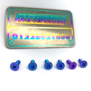 Ốc nắp dầu 4li12 dù âm Titan Gr5 , ốc titan nắp dầu 4li