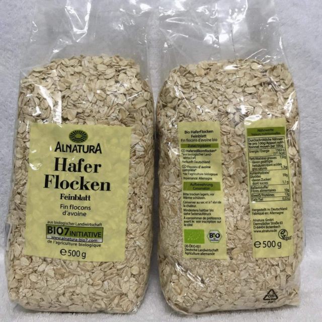 Yến Mạch BIO Đức Hafer Flocken (500gram)