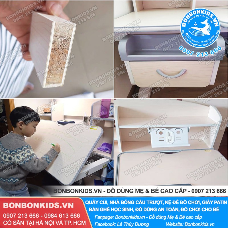 Bộ bàn ghế chống cận gù chống cận Newber G570 cao cấp (120cm Gỗ tự nhiên) | BigBuy360 - bigbuy360.vn
