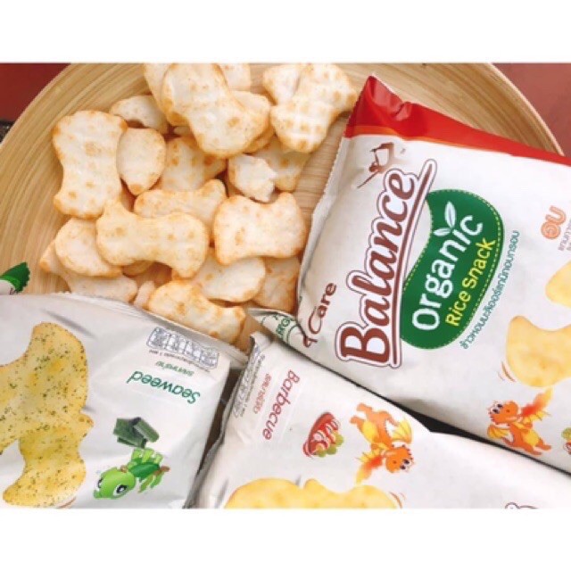 [Giảm 5% SPay & 8% Hạng Kim Cương] BÁNH SNACK GẠO HỮU CƠ 4CARE BALANCE 25G (Vị BBQ/ Truyền thống/ Rong biển)