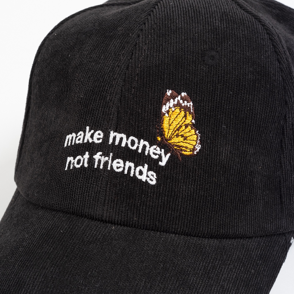 Nón lưỡi trai Unisex nam nữ, vải nhung Corduroy, Local Brand chính hãng  - "MMNF" BUTTERFLY CAP