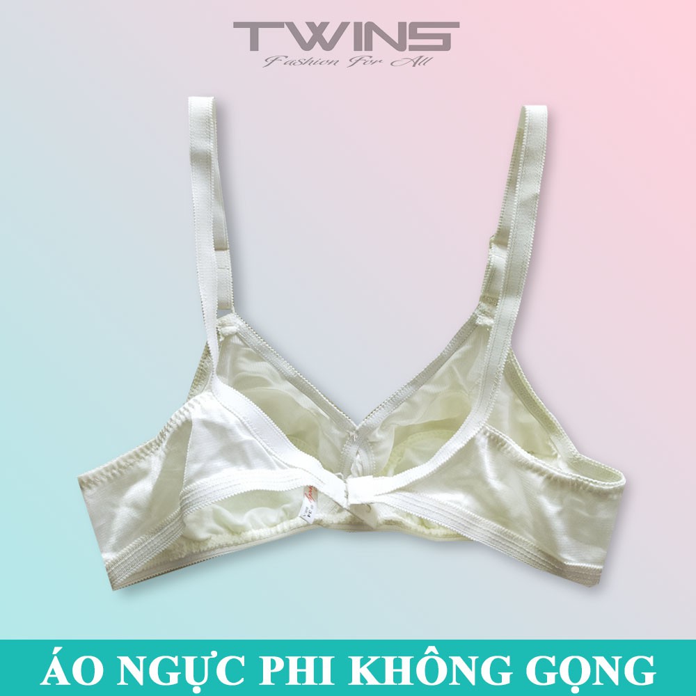 Áo ngực không gọng nữ không mút chất vải phi mỏng mềm mại sexy thoải mái size 34-36-38
