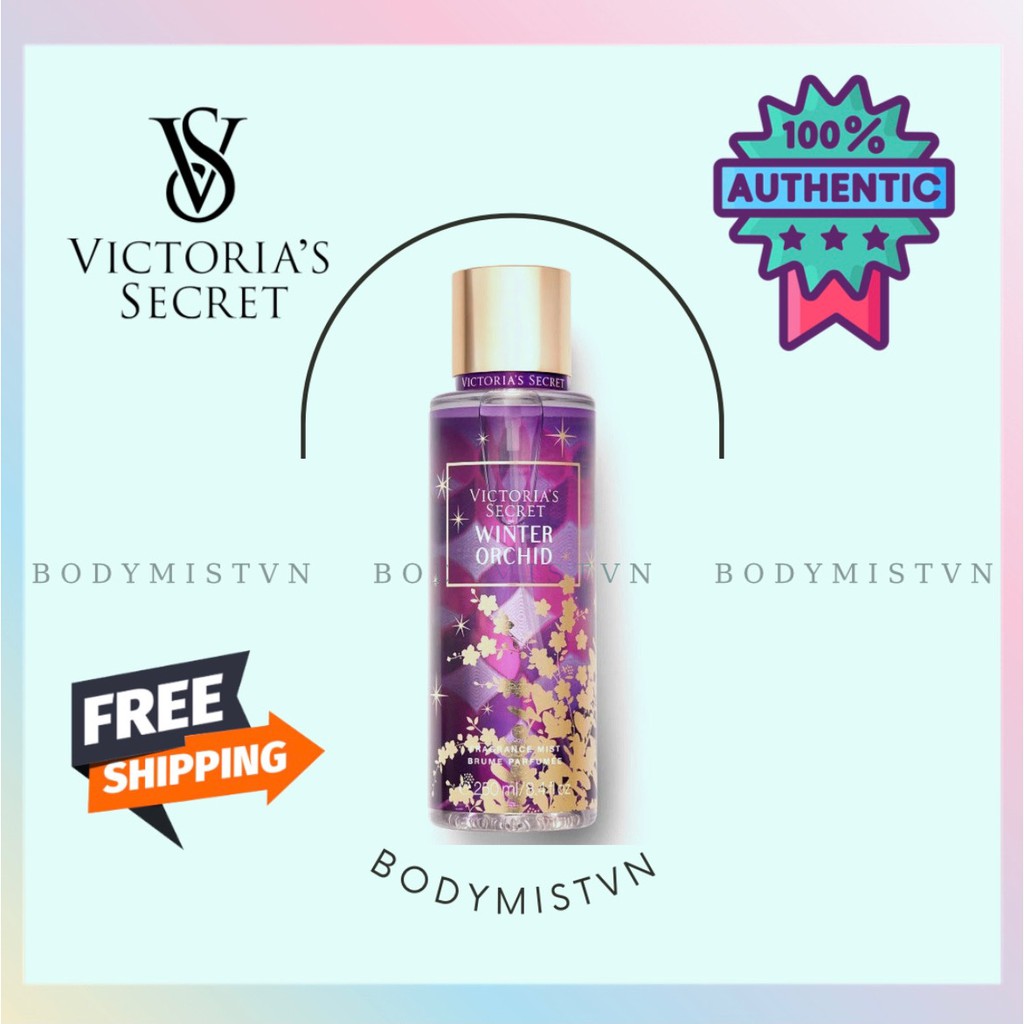 🤎 𝐁𝐨𝐝𝐲𝐦𝐢𝐬𝐭𝐯𝐧 - Mẫu thử xịt thơm Body Mist Victoria's Secret - Winter Orchid 250ml 🤎