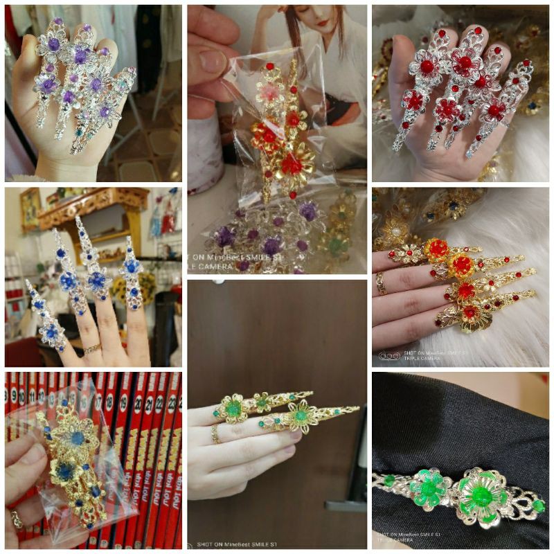 1 chiếc Hộ chỉ móng tay cổ trang đủ màu độc quyền