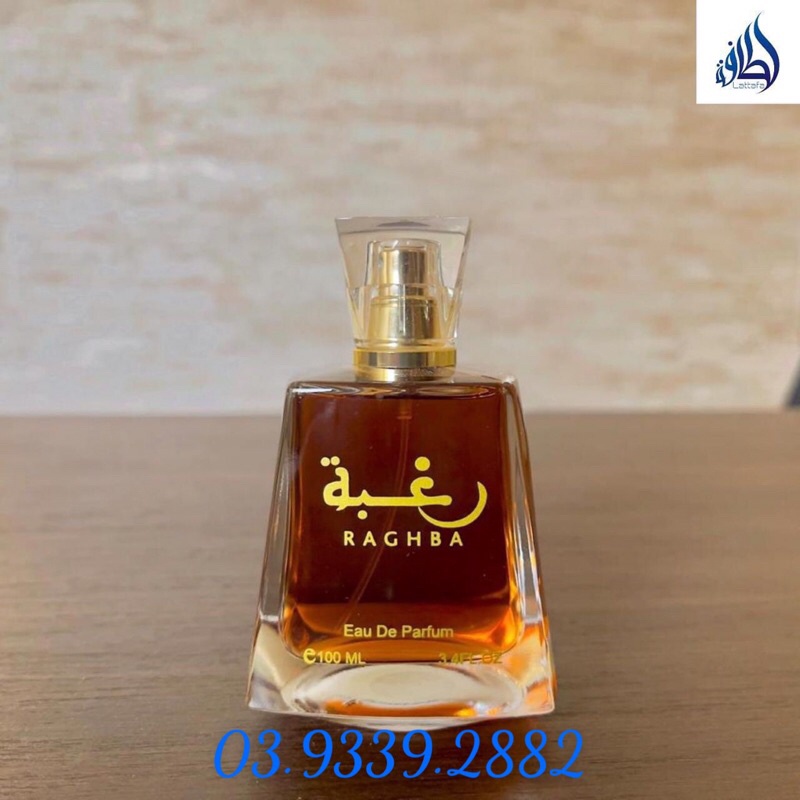 Nước hoa DUBAI Raghba - lattafa 30ml