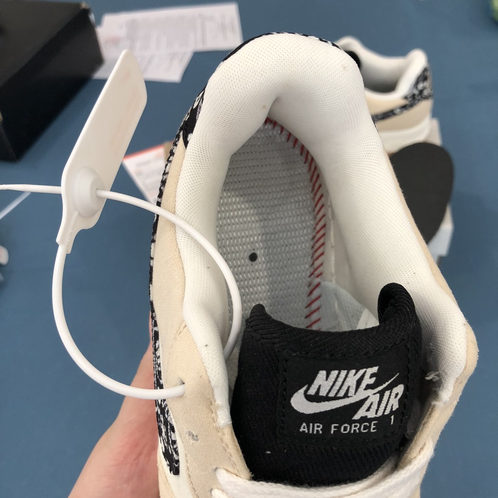 Giày_Nike, Giày_Nike Air Force 1 Travis màu sữa Cao Cấp Full Size Nam Nữ Hot Trend