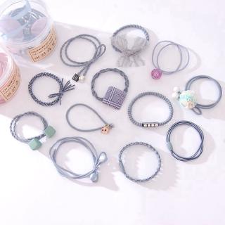 Set 12 Cột Tóc Co Giãn Thời Trang Hàn Cho Nữ