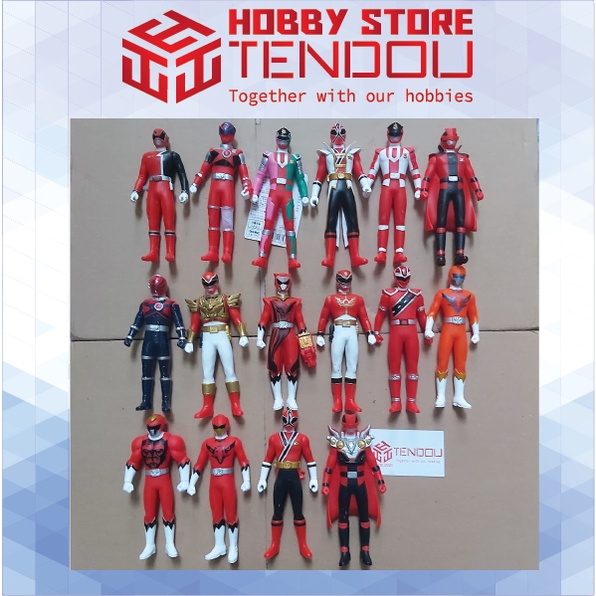 Mô Hình Nhân Vật Red Ranger Chiến Binh Đỏ Super Sentai