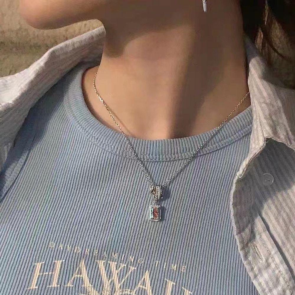 JARRED Vòng Cổ Choker Mặt Vuông / Tròn Thời Trang Cho Nữ