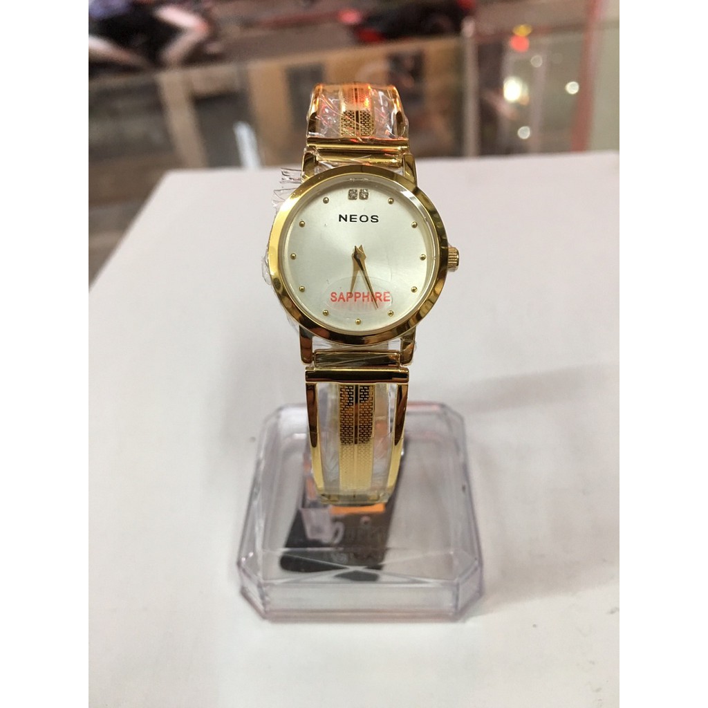 Đồng hồ Neos nữ N60511 mạ vàng 18K
