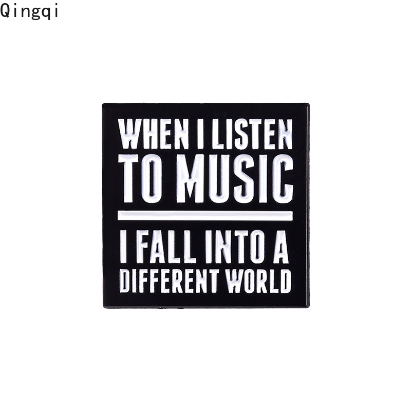 Huy hiệu cài áo Miss Zoe bằng kim loại tráng men màu trắng đen đơn giản làm quà tặng