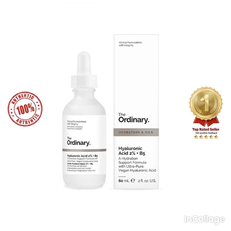 Tinh Chất The Ordinary Cấp Ẩm 2% + B5 30ml / The Ordinary / T.O