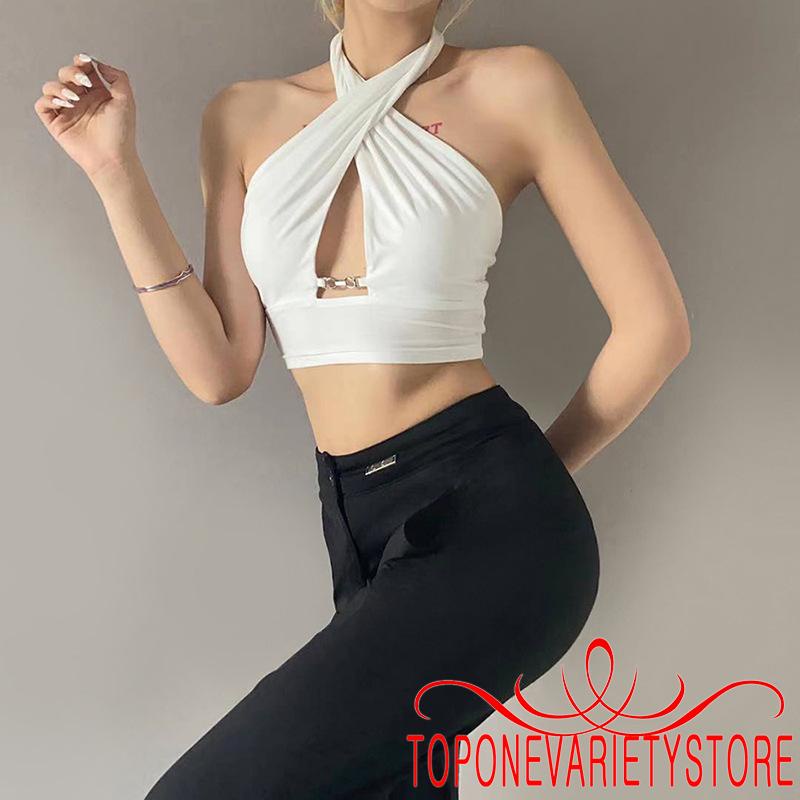 Áo Lửng Nữ Không Tay Hở Lưng Quyến Rũ | BigBuy360 - bigbuy360.vn