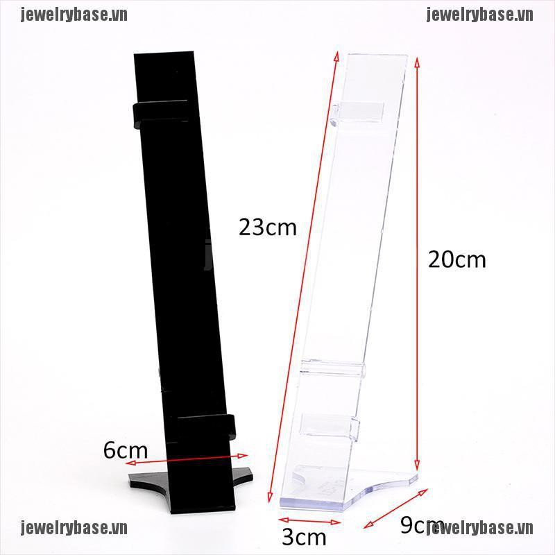 [Base] l-type plastic wrist watch display rack holder sale show case stand tool [VN]