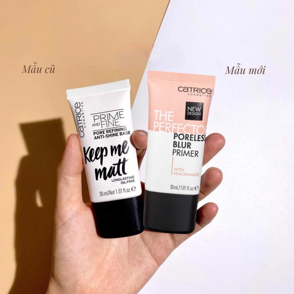 Kem lót trang điểm Catrice Primer kiềm dầu, che lỗ chân lông 30ml