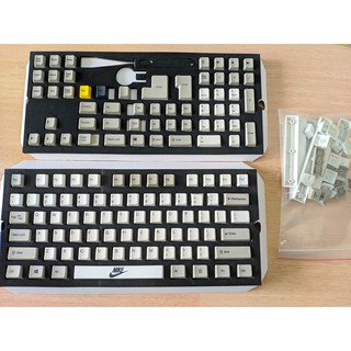 Keycap Set PBT Retro Gray-Beige nút bàn phím cơ