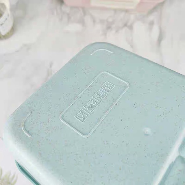 FREESHIP ĐƠN 50K_Hộp cơm văn phòng lúa mạch 3 ngăn kèm đũa thìa inox cao cấp 1000ml | BigBuy360 - bigbuy360.vn