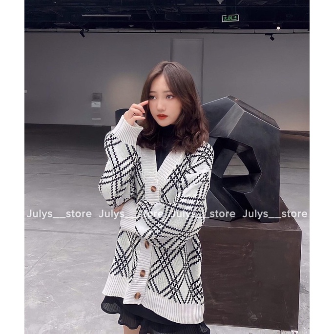 Áo cardigan len chéo (ảnh thật shop chụp kèm video) | BigBuy360 - bigbuy360.vn