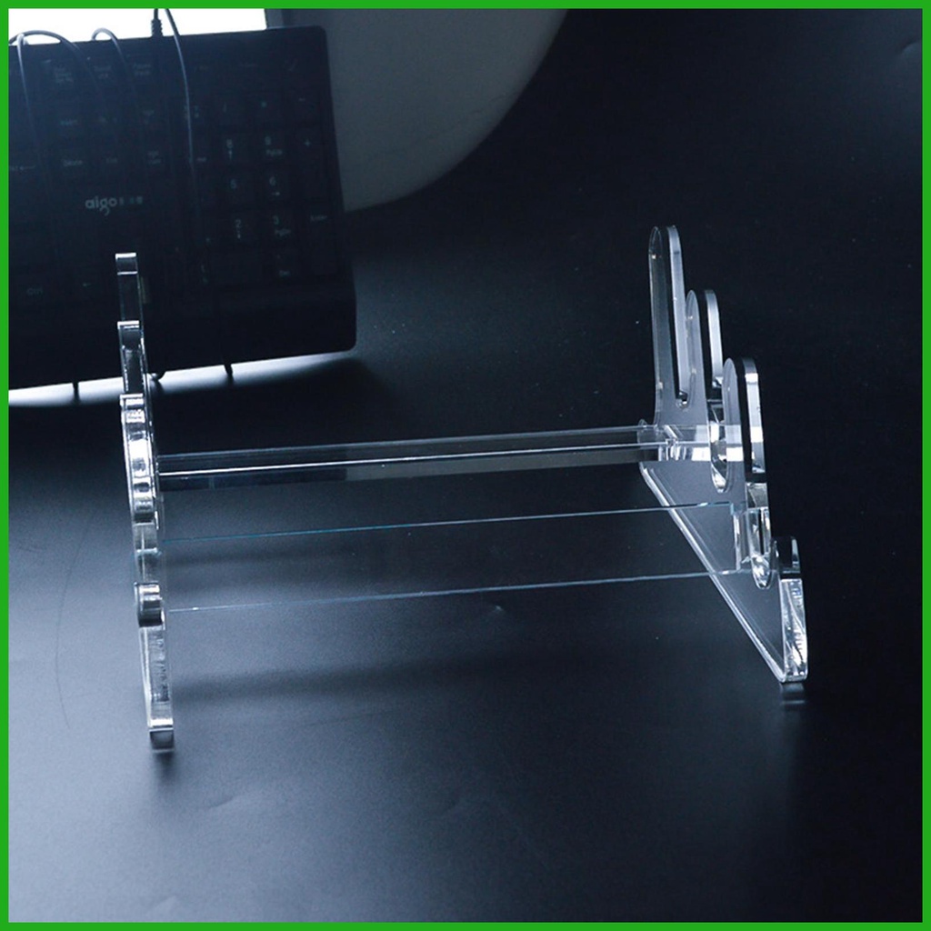 Kệ Trưng Bày Bàn Phím/Bàn Phím Bằng Acrylic Trong Suốt 3 Tầng Siêu Bền Và Dày Dặn Tiện Dụng Cho Javn
