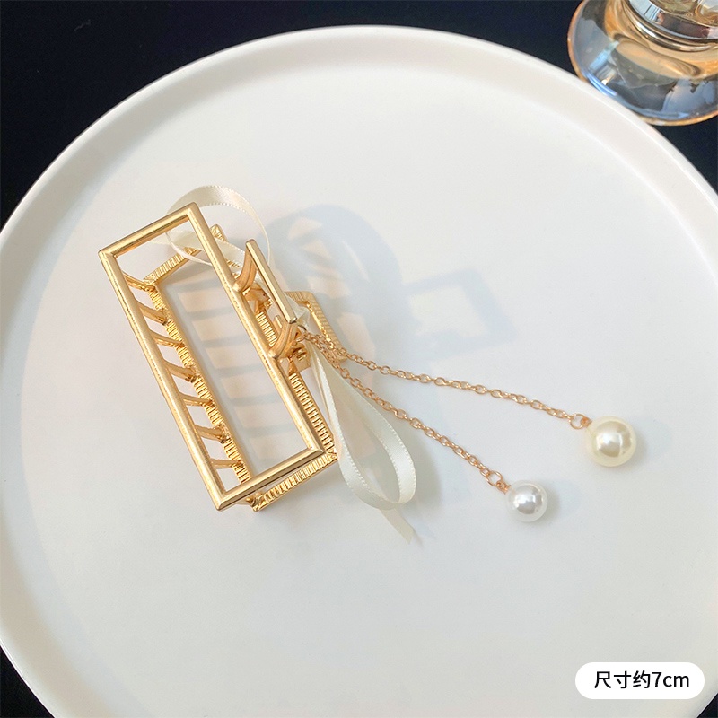 Kẹp tóc đính hạt ngọc trai thời trang Hàn Quốc