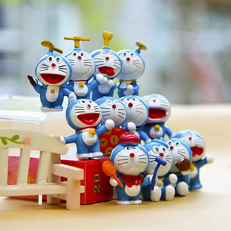 Bộ 12 mô hình Doraemon dễ thương dành cho bé