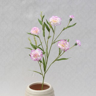 Nhành hoa cẩm chướng vải lụa cao cấp