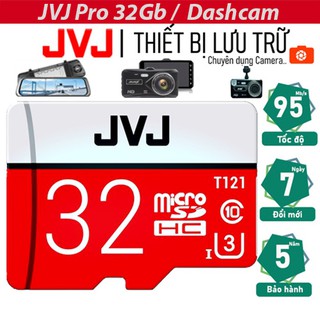 [Bán sỉ thẻ nhớ] Thẻ nhớ 32Gb JVJ Pro U3 Class 10–chuyên dụng cho CAMERA