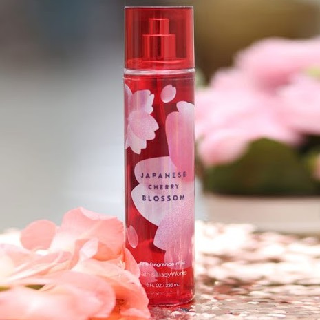 💕 Xịt Thơm Toàn Thân Bath And Body Works - Japanese Cherry Blossom Body Mist [ROSIE]