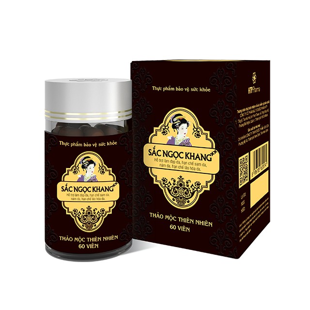 Viên Uống Sắc Ngọc Khang ++ chống lão hóa da, giảm nám, tàn nhan cao cấp [Hộp 60 Viên] | BigBuy360 - bigbuy360.vn