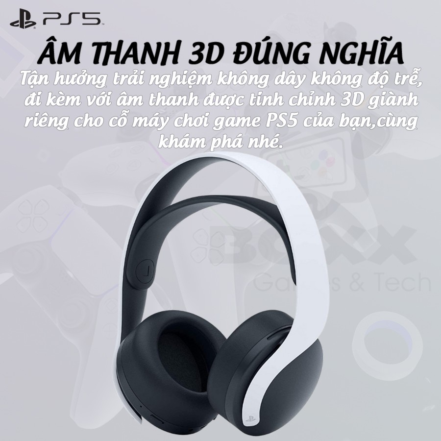 Tai nghe PS5 Pulse 3D Wireless Headset hàng chính hãng bảo hành 12 tháng