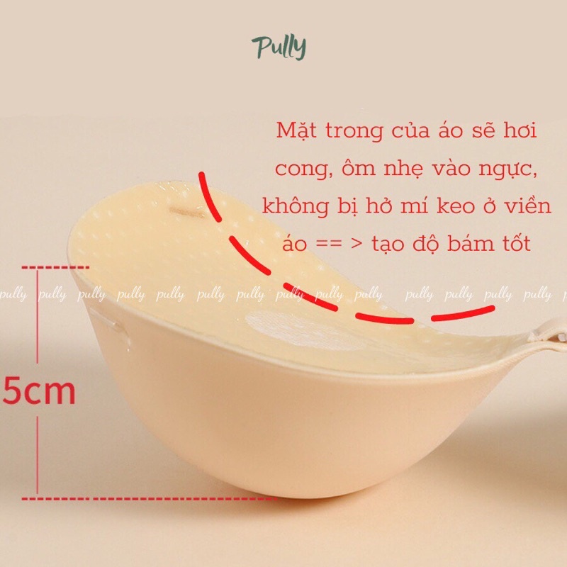 ÁO LÓT DÁN NÂNG NGỰC, MIẾNG DÁN NÂNG NGỰC 6CM CAO CẤP